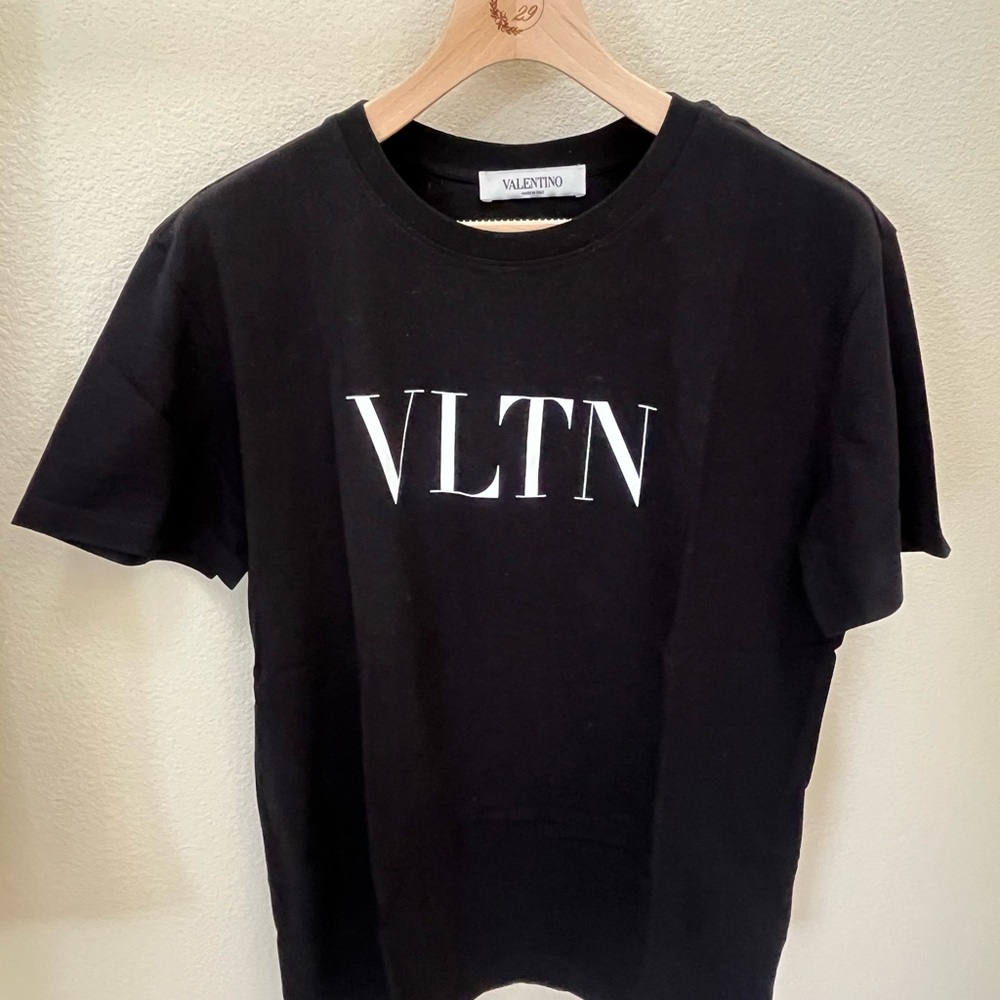 Black VLTN shirt by Valentino - Made in Italy